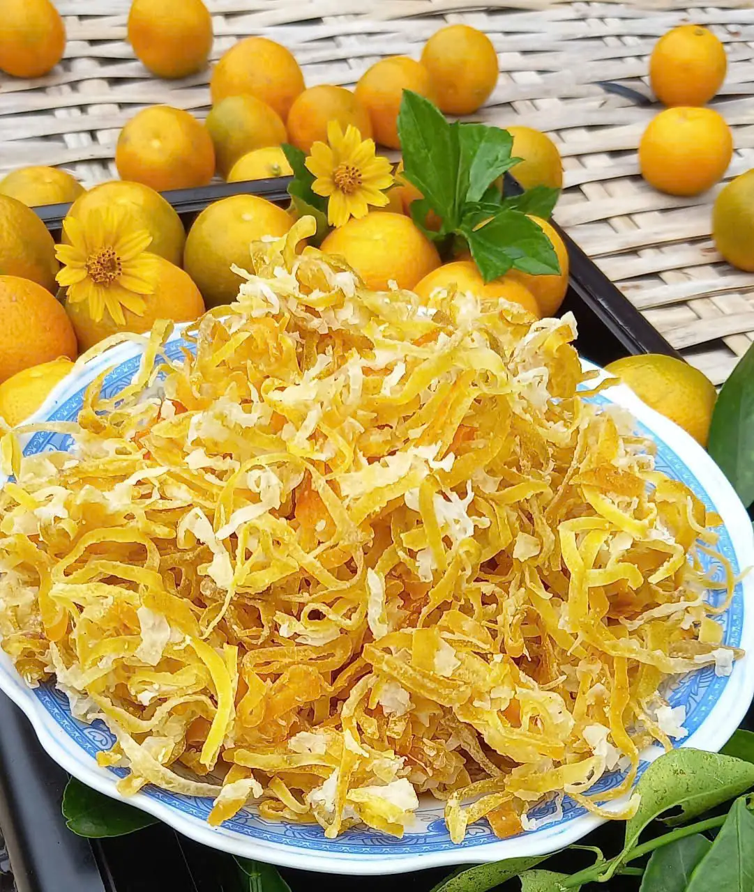 Vỏ Tắc Sấy Dẻo (Vỏ Quất) - Sấy Xanh Greeny